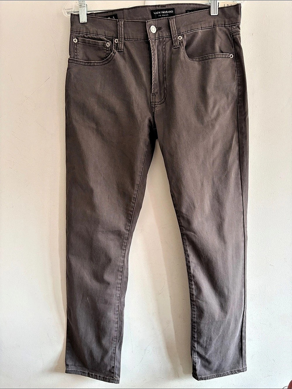 Lucky Brand 121 Slim Straight Jeans Grey Waist 30
